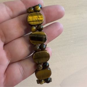 Two-Tiger Eye bracelets